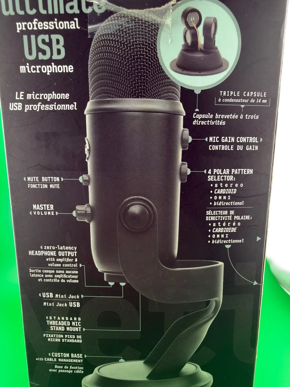 Yeti USB Microphone - Matte Black